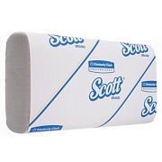 Бумажные полотенца Kimberly-Clark Scott Slimfold 5856, листовые, белые, Z укладка, 110шт, 1 слой