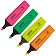 Набор текстовыделителей Attache Colored набор 4 цвета, 1-5мм, скошенный наконечник