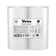 Бумажные полотенца Veiro Comfort 207 К/1, 2 слоя, 2 рулона, белые, 12.5м