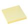 Блок для записей с клейким краем Brauberg желтый, 76х76мм, 100 листов