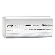 Бумажные полотенца Veiro Professional Comfort KW208, листовые, белые, W укладка, 150шт, 2 слоя, 21 п