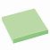 Блок для записей с клейким краем Staff зеленый, пастельный, 50х50мм, 100 листов