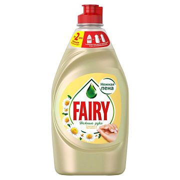 Средство для мытья посуды Fairy Нежные руки 450мл, ромашка- витамин Е