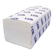 Бумажные полотенца Lime эконом листовые, белые, V укладка, 250шт, 1 слой, 210650