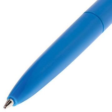 Шариковая ручка автоматическая Brauberg Hot Hit синяя, 0.35мм, ассорти корпус