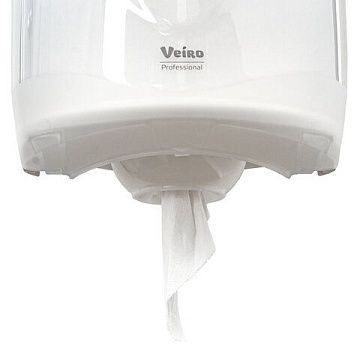 Диспенсер для полотенец с центральной вытяжкой Veiro Professional Easyroll, белый, A-0548