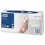 Бумажные полотенца Tork Advanced H3, 471114, листовые, белые, C укладка, 120шт, 2 слоя