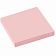 Блок для записей с клейким краем Staff розовый, пастельный, 76х76мм, 100 листов